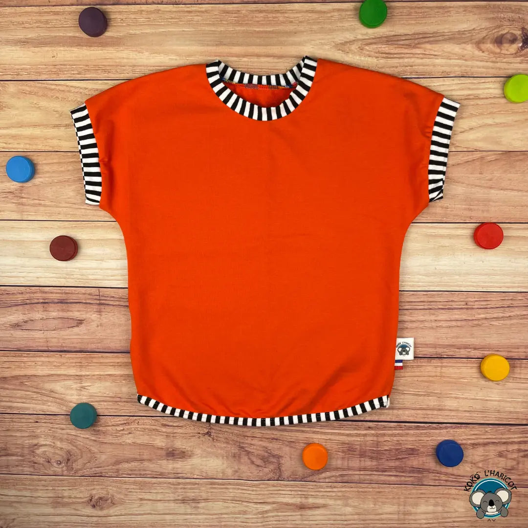 Tee-shirt évolutif rouille 1/3 ans - Koko l’haricot
