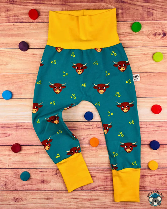 Pantalon évolutif Salers bio 1/3ans - Koko l’haricot - vêtements évolutifs