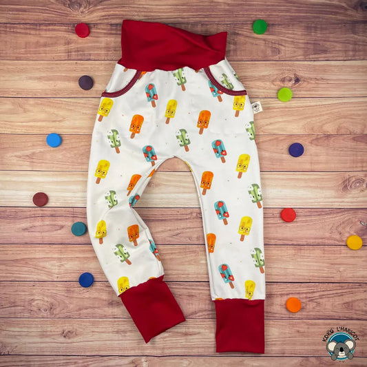 Pantalon évolutif  bio glaces  3/6 ans - Koko l’haricot