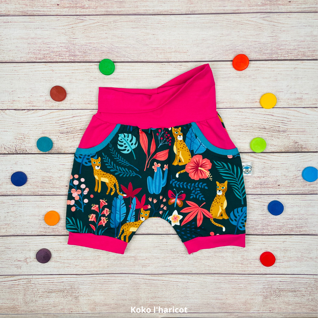 Short cosy - nature- 2 poches - 3/6 ans