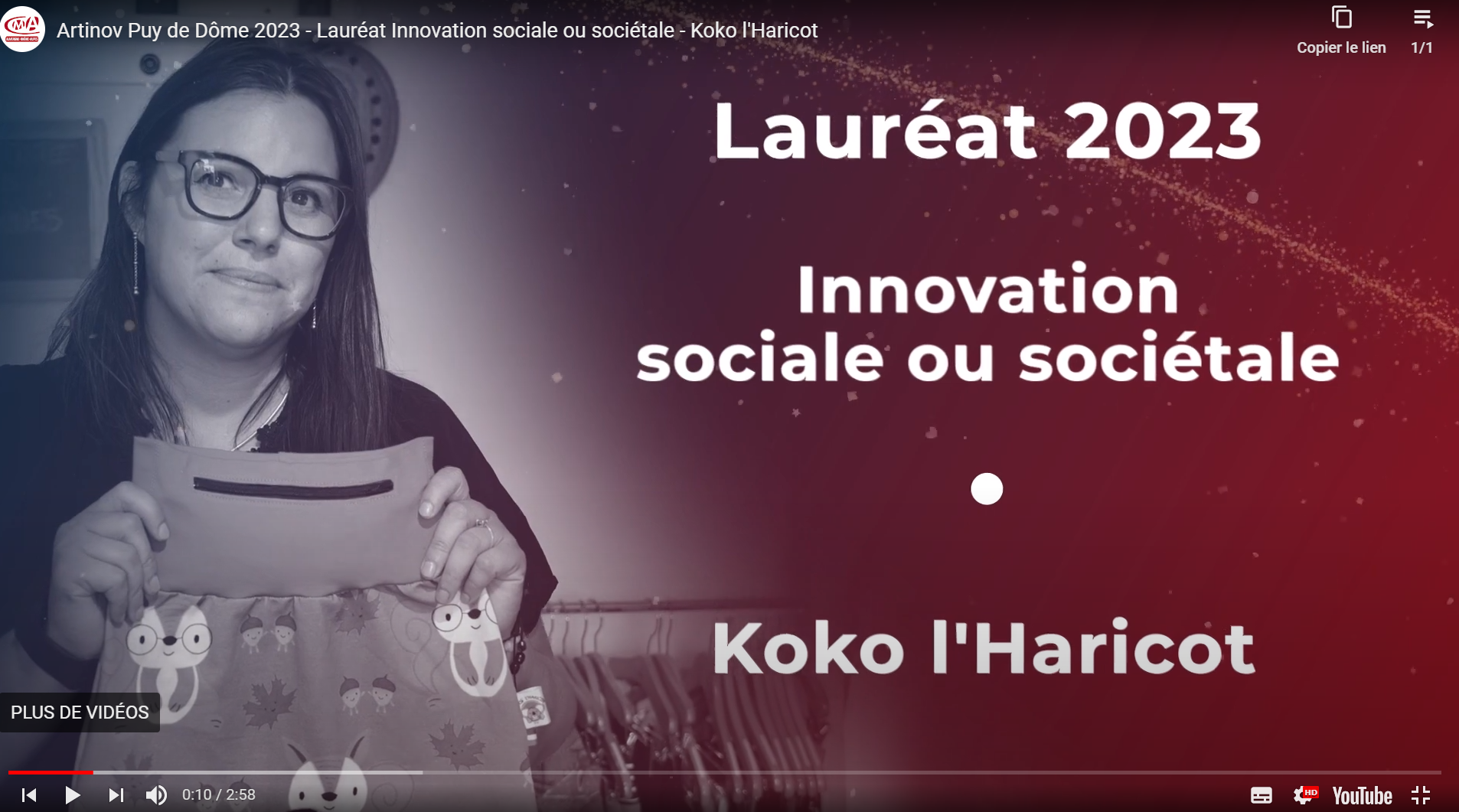 Charger la vidéo : Lauréat 2023 innovation sociale et sociétale